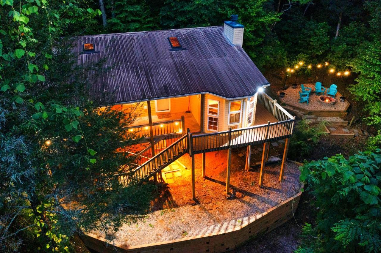 Cozy Cabin Retreat - Hot Tub, Fireplace & Fire Pit Блу-Ридж Экстерьер фото